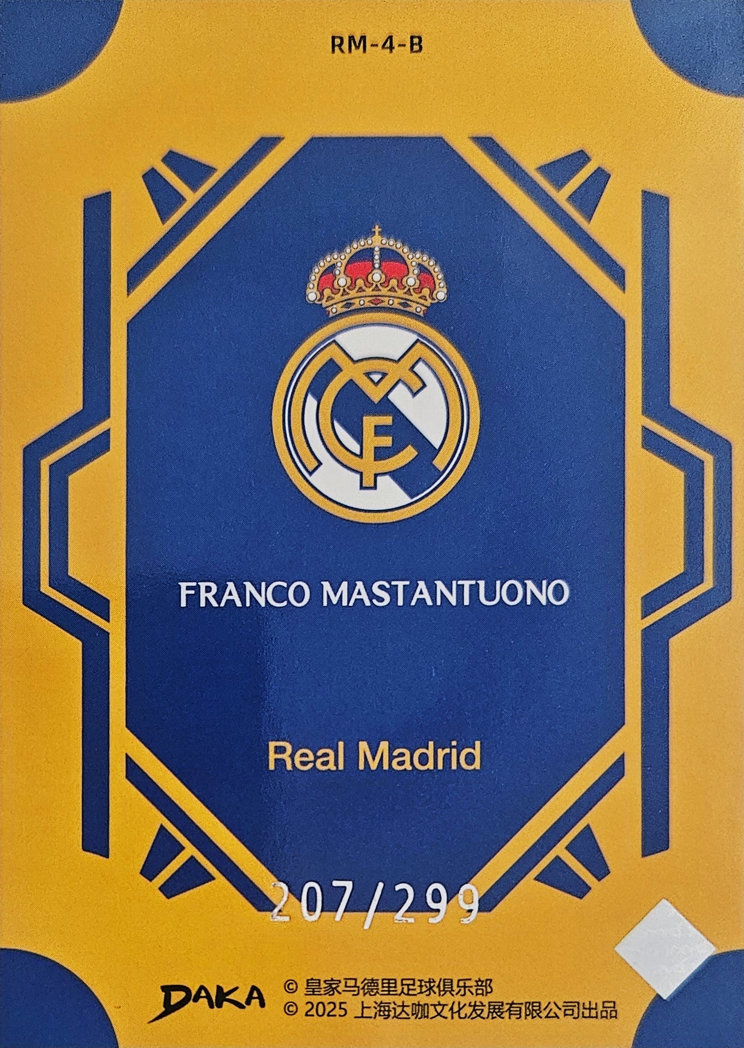 Franco Mastantuono (RC) /299 - Top Audience Real Madrid 25/26