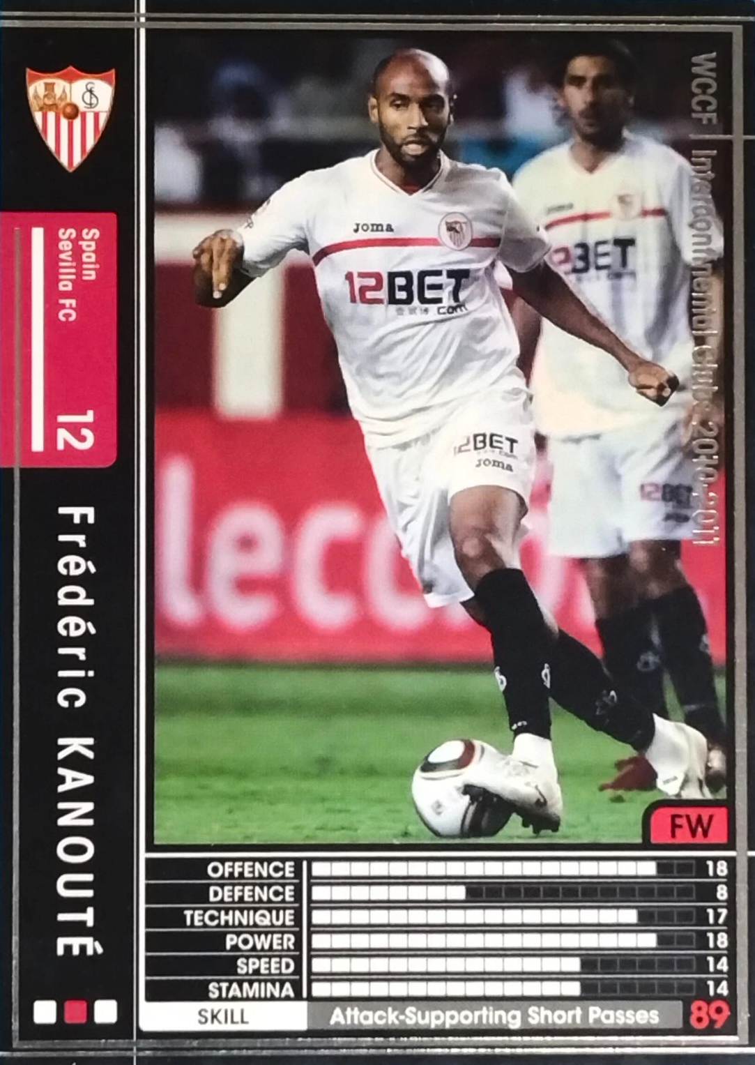 Frédéric Kanouté - Intercontinental Clubs - WCCF 10/11