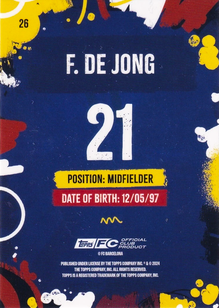Frenkie de Jong - Rumble - Team Set Barcelona 24/25