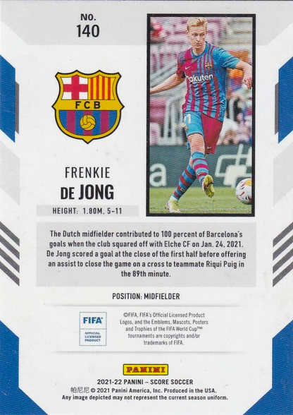 Frenkie de Jong - Score Scocer 21/22
