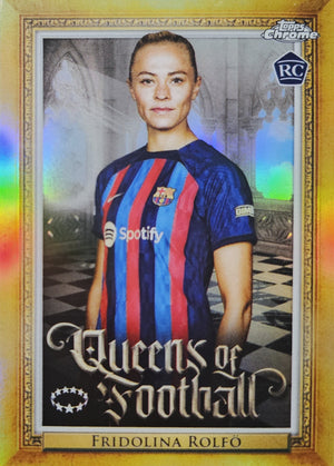 Fridolina Rolfo (RC) - Queens of football - Topps Chrome UEFA Women's Champions League 22/23