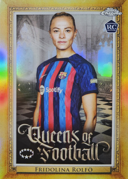 Fridolina Rolfo (RC) - Queens of football - Topps Chrome UEFA Women's Champions League 22/23