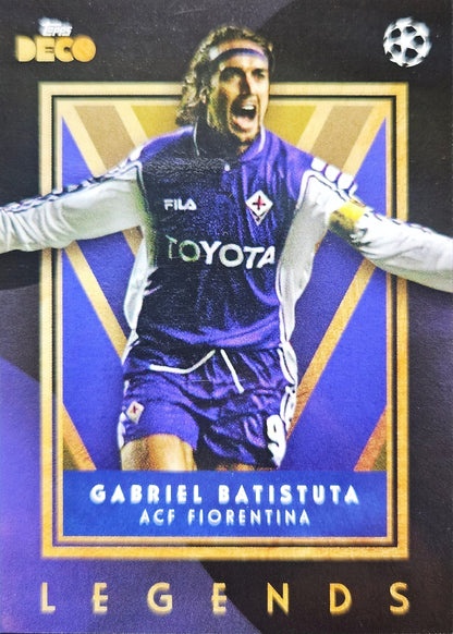 Gabriel Batistuta - Legends - Topps Deco UEFA Club Competitions 22/23
