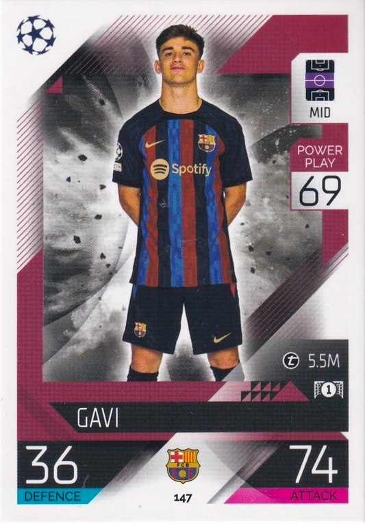 Gavi - Match Attax UEFA Club Competitions 22/23
