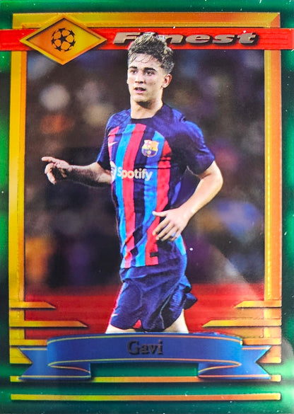 Gavi - Topps Finest Flashbacks UEFA Club Competitions 22/23