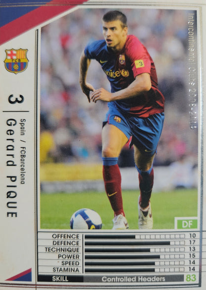 Gerard Piqué - Intercontinental Clubs - WCCF 08/09