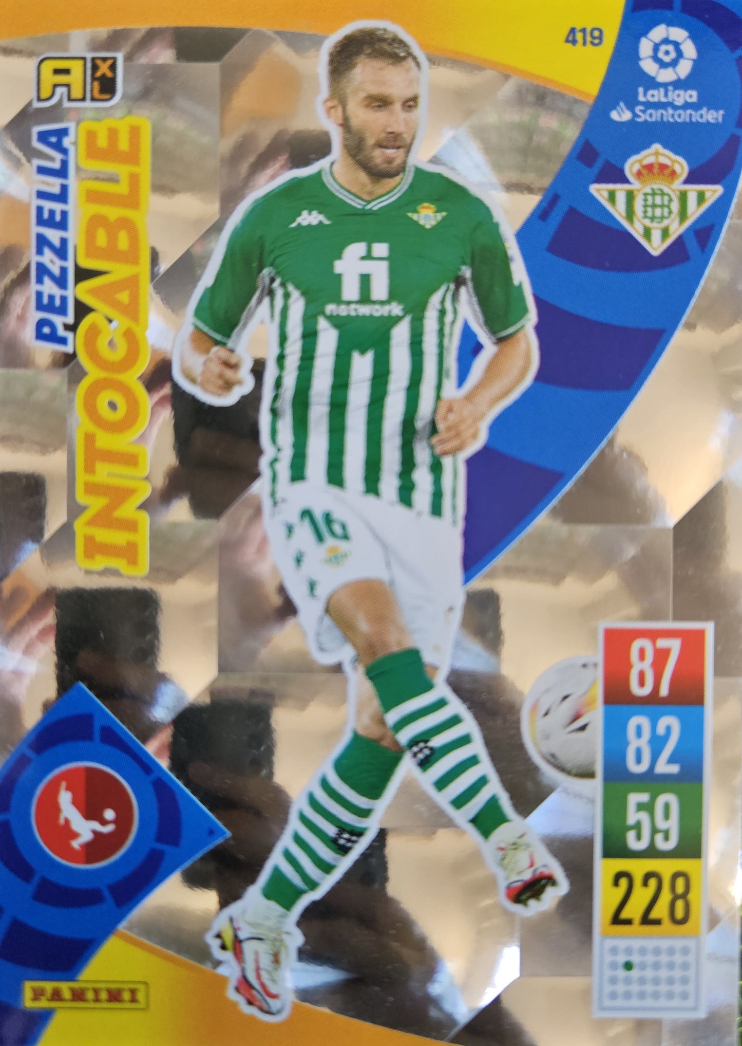 Germán Pezzella - Intocable - Adrenalyn XL LaLiga 21/22