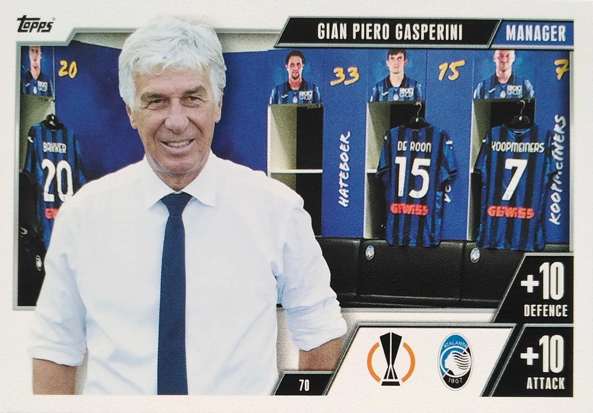 Gian Piero Gasperini - Manager - Match Attax Extra UEFA Club Competitions 23/24