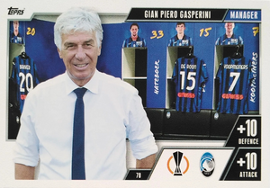 Gian Piero Gasperini - Manager - Match Attax Extra UEFA Club Competitions 23/24