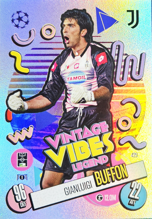 Gianluigi Buffon - Vintage Vibes Legend - Match Attax UEFA Club Competitions 24/25