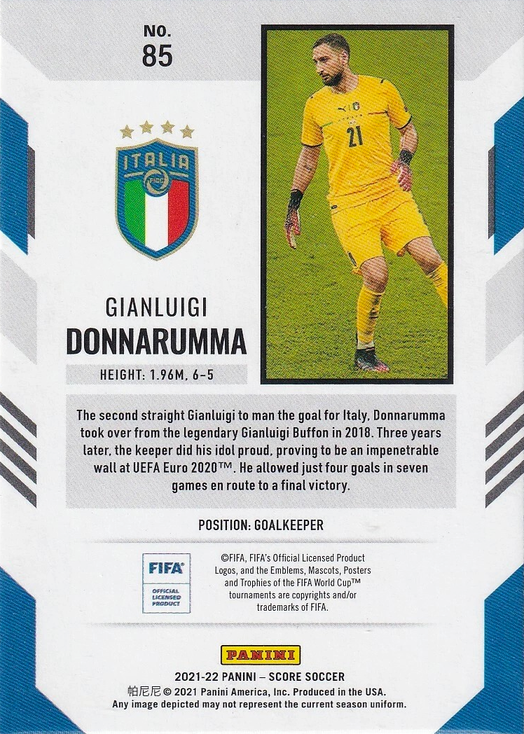 Gianluigi Donnarumma - Score Scocer 21/22