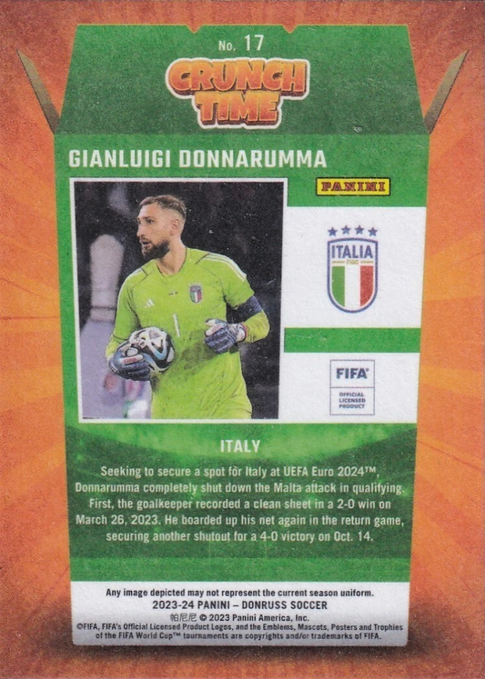 Gianluigi Donnarumma - Crunch Time - Donruss Soccer 23/24
