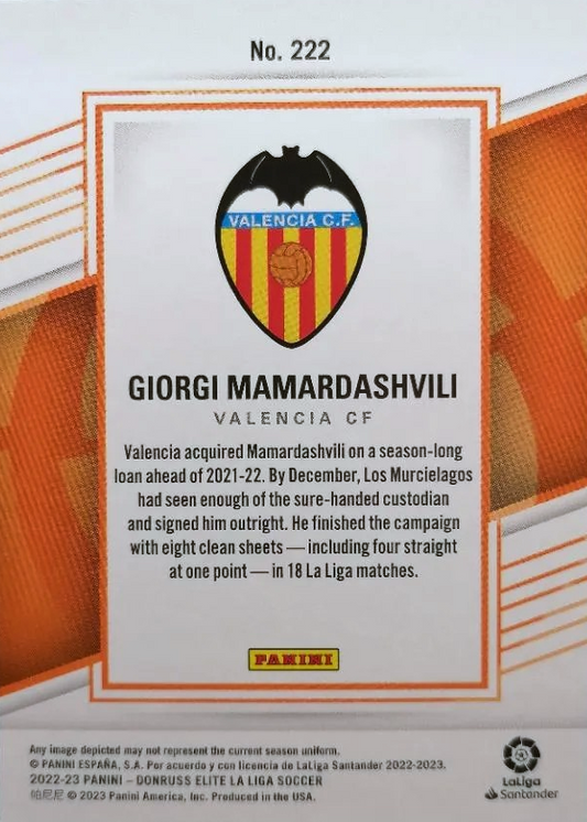 Giorgi Mamardashvili - Donruss Elite LaLiga 22/23