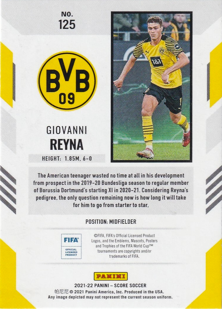 Giovanni Reyna - Score Scocer 21/22