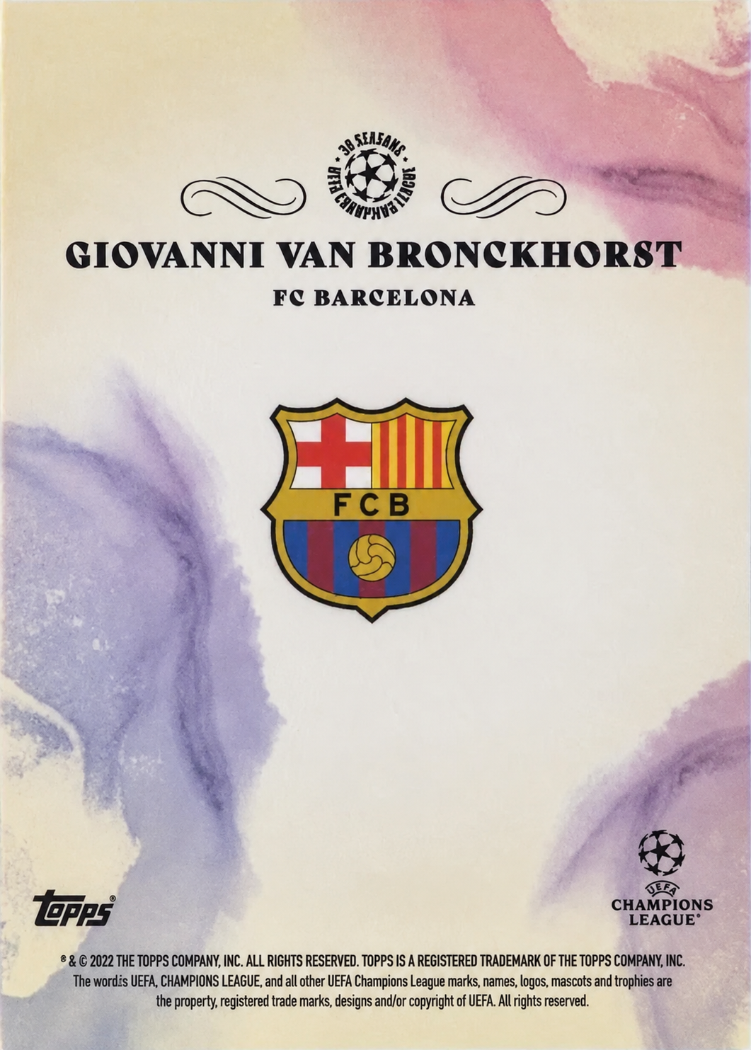 Giovanni van Bronckhorst - Legend - UEFA Champions League Pearl 21/22