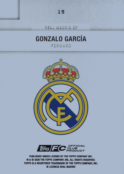 Gonzalo García - Team Set Real Madrid 25/26