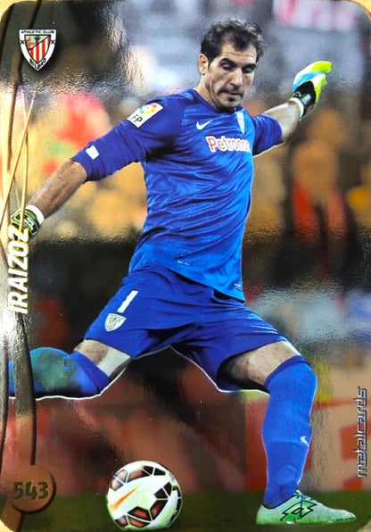 Gorka Iraizoz - Metalcard - Las fichas de la Liga 2015