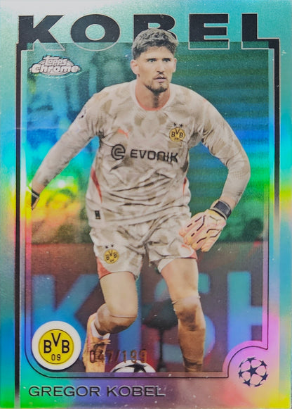 Gregor Kobel /199 - Topps Chrome UEFA Club Competitions 24/25