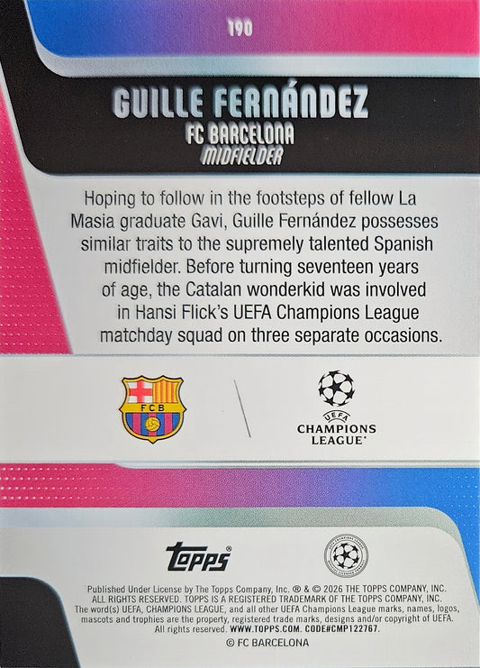 Guille Fernández (RC) - UEFA Club Competitions 25/26