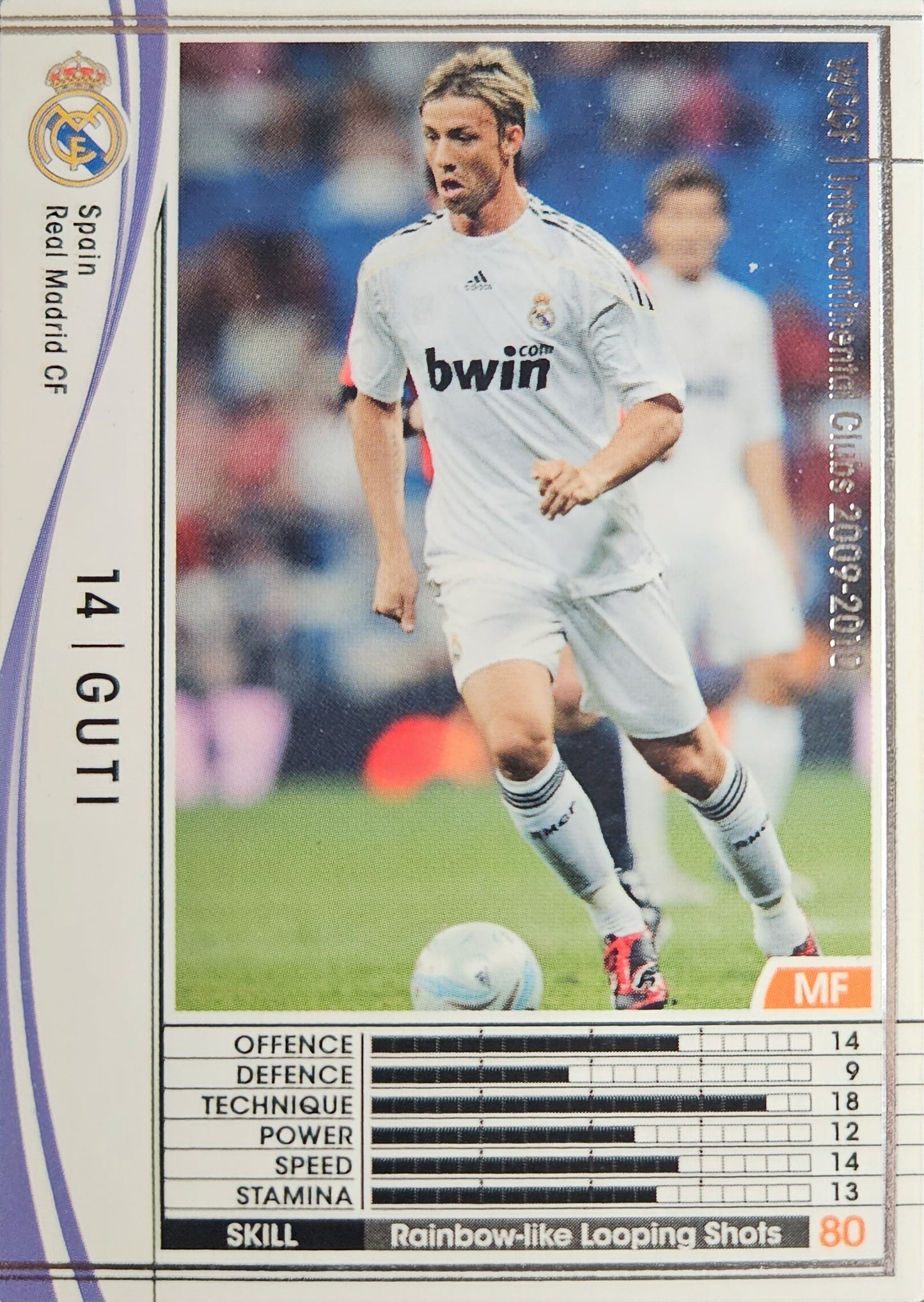 Guti - Intercontinental Clubs - WCCF 09/10