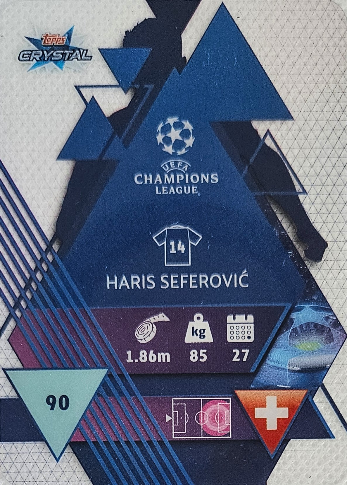 Haris Seferović - Topps Crystal UEFA Champions League 19/20