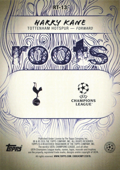 Harry Kane - Roots - UEFA Club Competitions 25/26