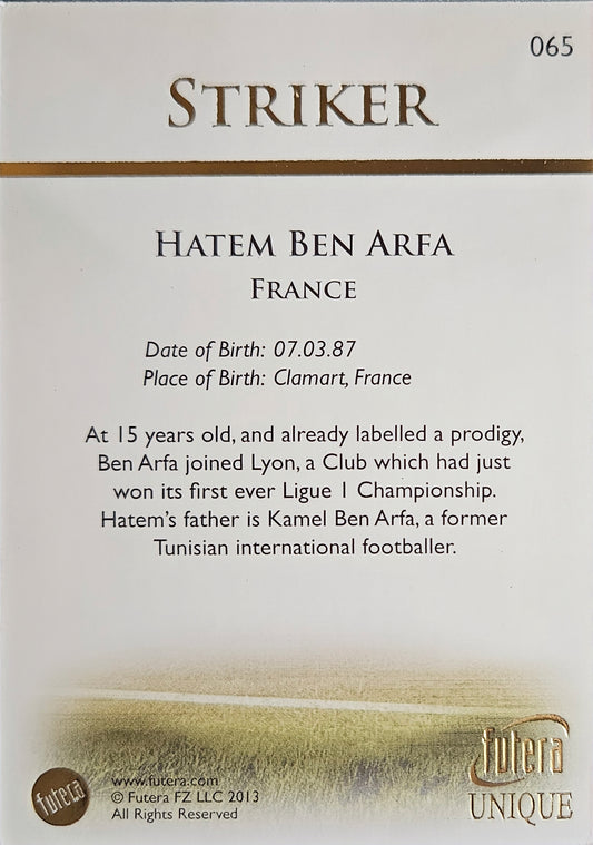 Hatem Ben Arfa - Futera Unique 2013