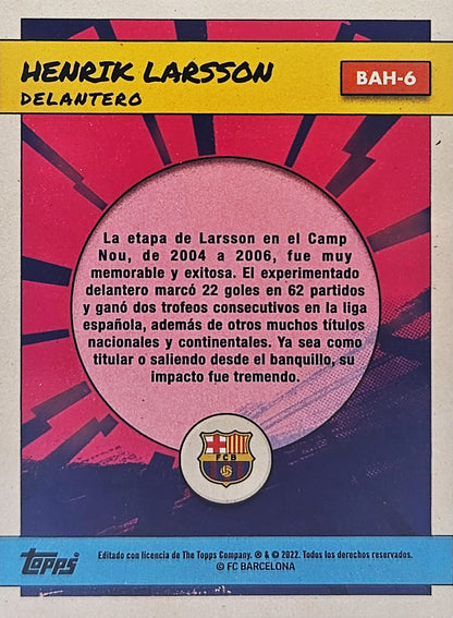 Henrik Larsson - Cómic - Fan Set Barcelona 22/23