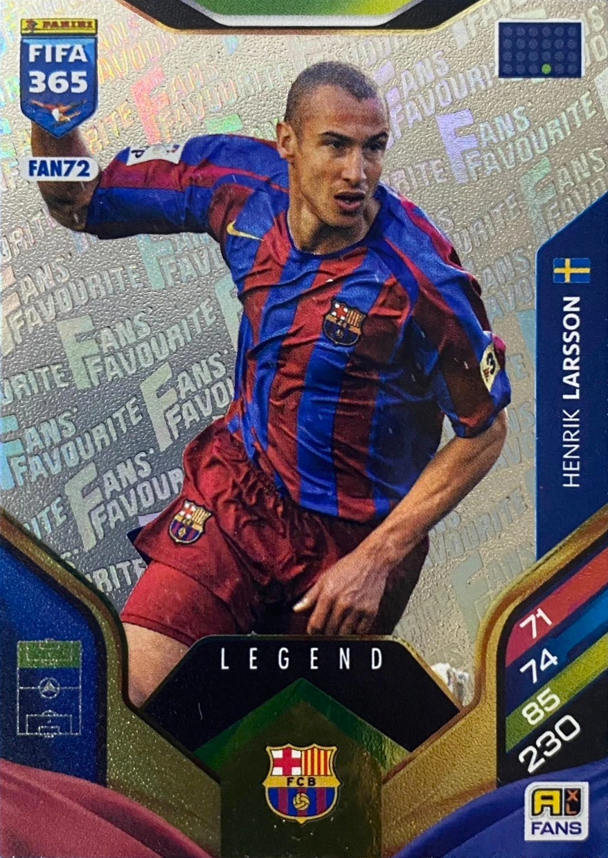 Henrik Larsson - Fan's Favourite Legend - Adrenalyn XL FIFA 365 2026