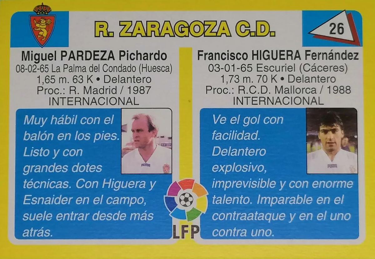 Higuera y Pardeza - Fútbol Total Liga 95