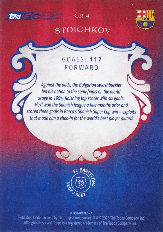 Hristo Stoichkov - Cream of the Crop - 125 aniversario Barcelona