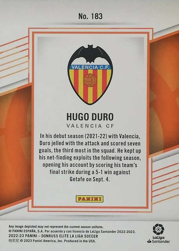 Hugo Duro - Donruss Elite LaLiga 22/23