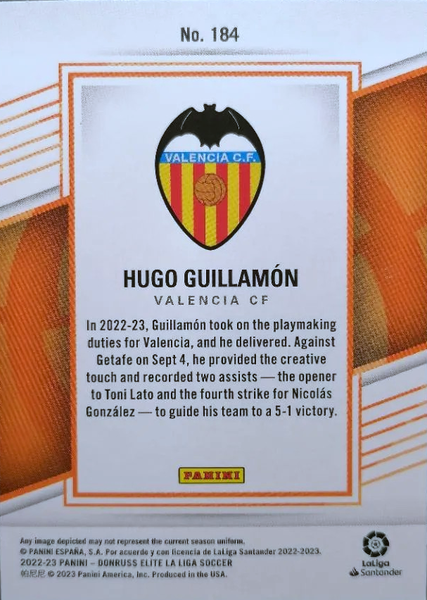 Hugo Guillamón - Donruss Elite LaLiga 22/23