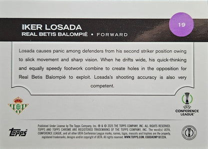Iker Losada (RC) - Topps Chrome UEFA Club Competitions 24/25