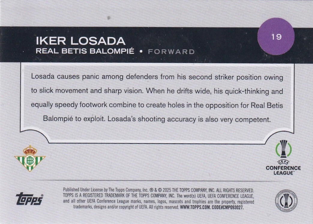 Iker Losada (RC) - UEFA Club Competitions 24/25