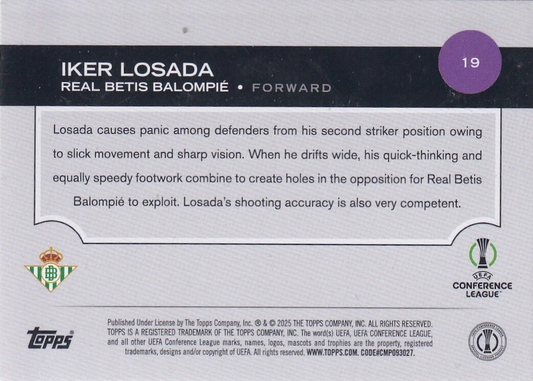 Iker Losada (RC) - UEFA Club Competitions 24/25