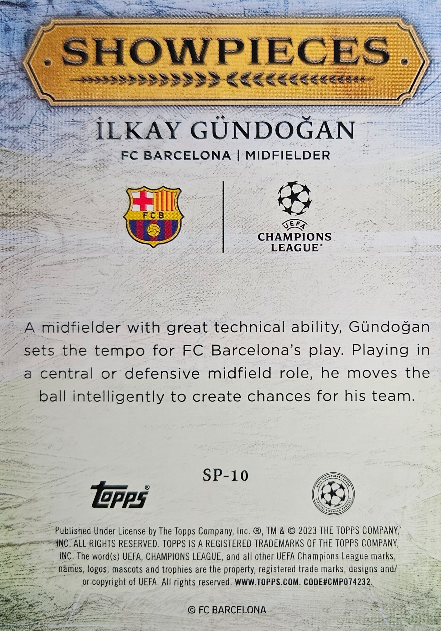 İlkay Gündoğan - Showpieces - SuperStars UEFA Club Competitions 23/24