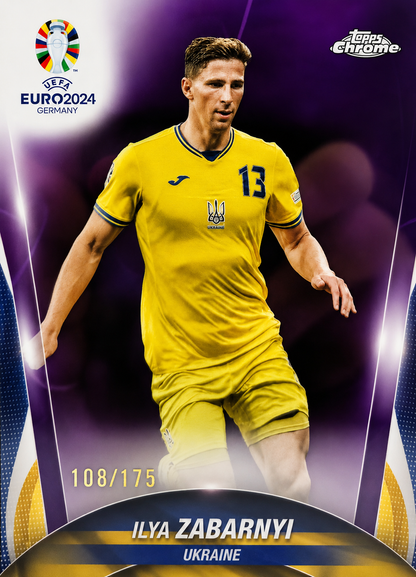 Ilya Zabarnyi /175 - Topps Chrome EURO 2024 Germany