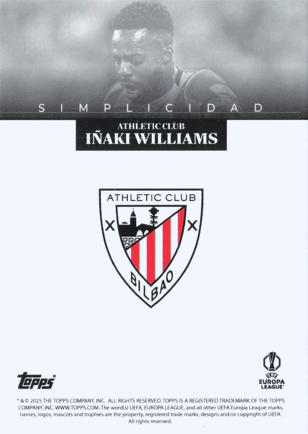 Iñaki Williams - Simplicidad UEFA Club Competitions 24/25