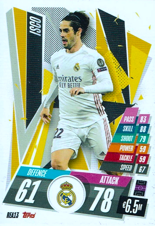 Isco - Match Attax UEFA Club Competitions 20/21