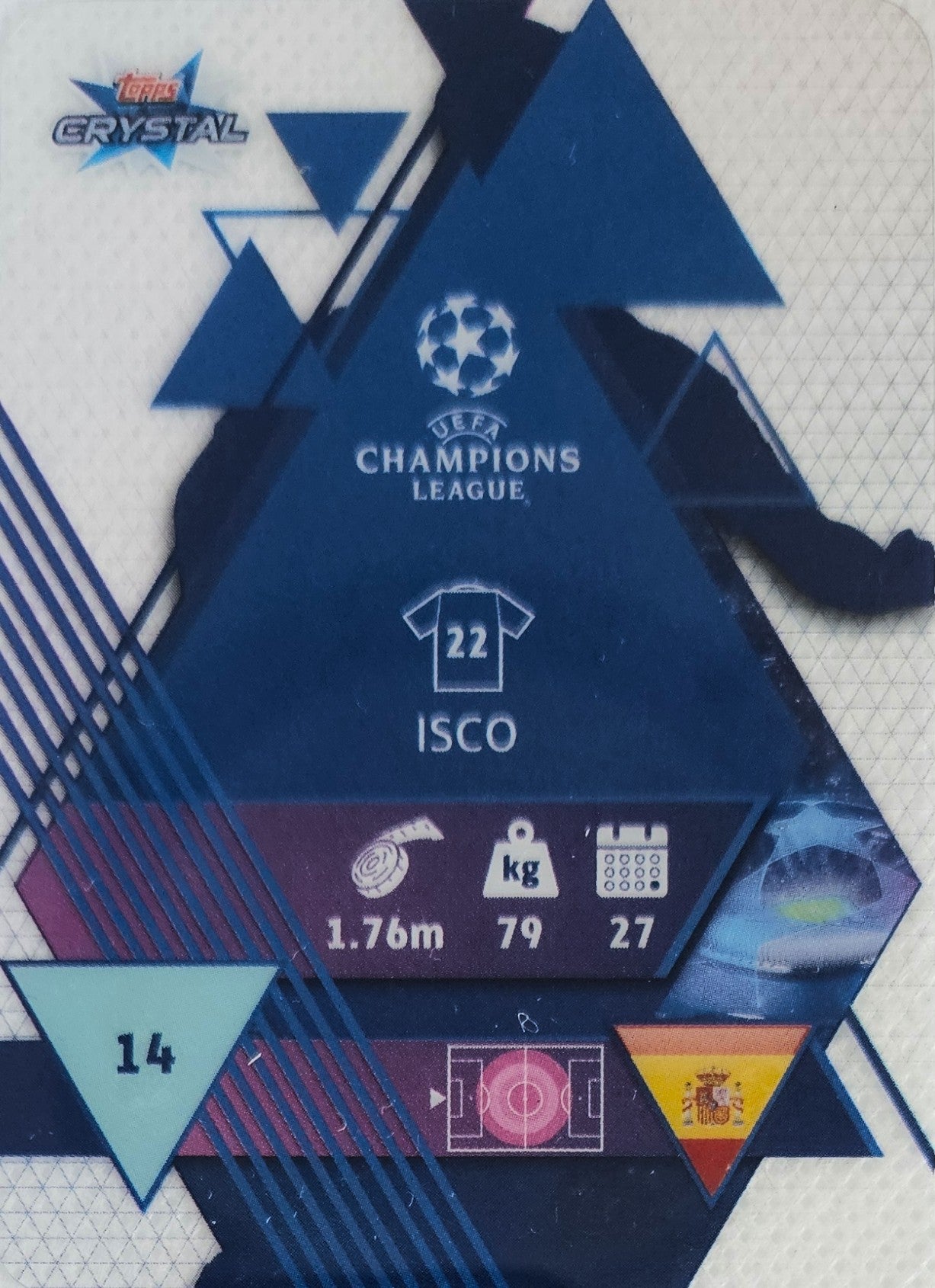 Isco - Topps Crystal UEFA Champions League 19/20