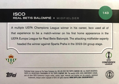 Isco - UEFA Club Competitions 25/26