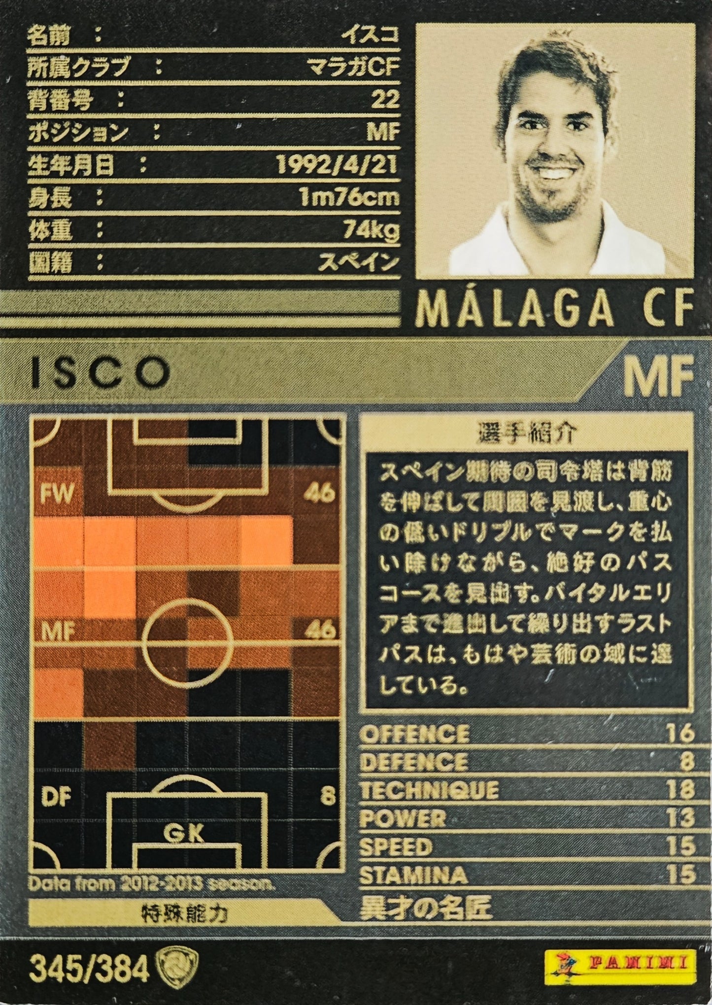 Isco - WCCF 12/13