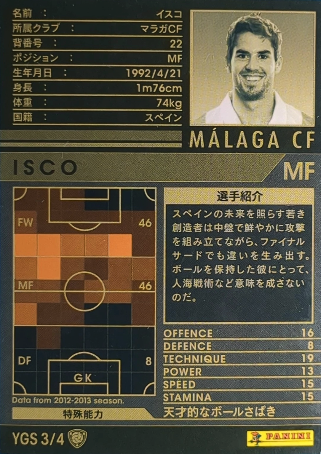 Isco - Young Star - WCCF 12/13