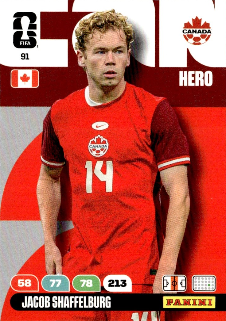 Jacob Schaffelburg - Hero - Adrenalyn XL FIFA World Cup 2026