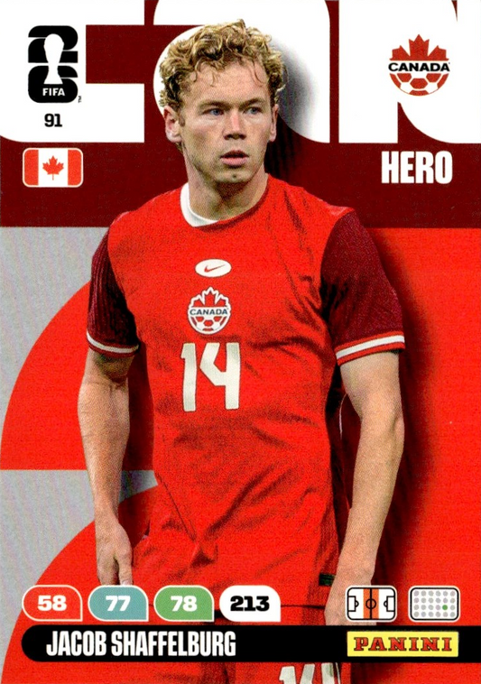 Jacob Schaffelburg - Hero - Adrenalyn XL FIFA World Cup 2026