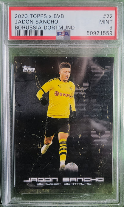 Jadon Sancho - PSA 9 - Topps Borussia Dortmund 2020
