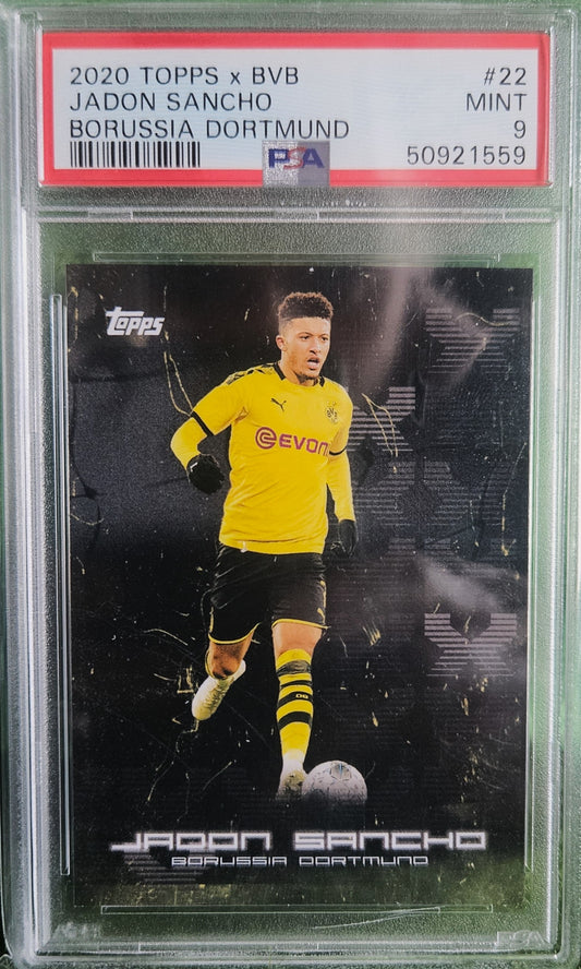 Jadon Sancho - PSA 9 - Topps Borussia Dortmund 2020