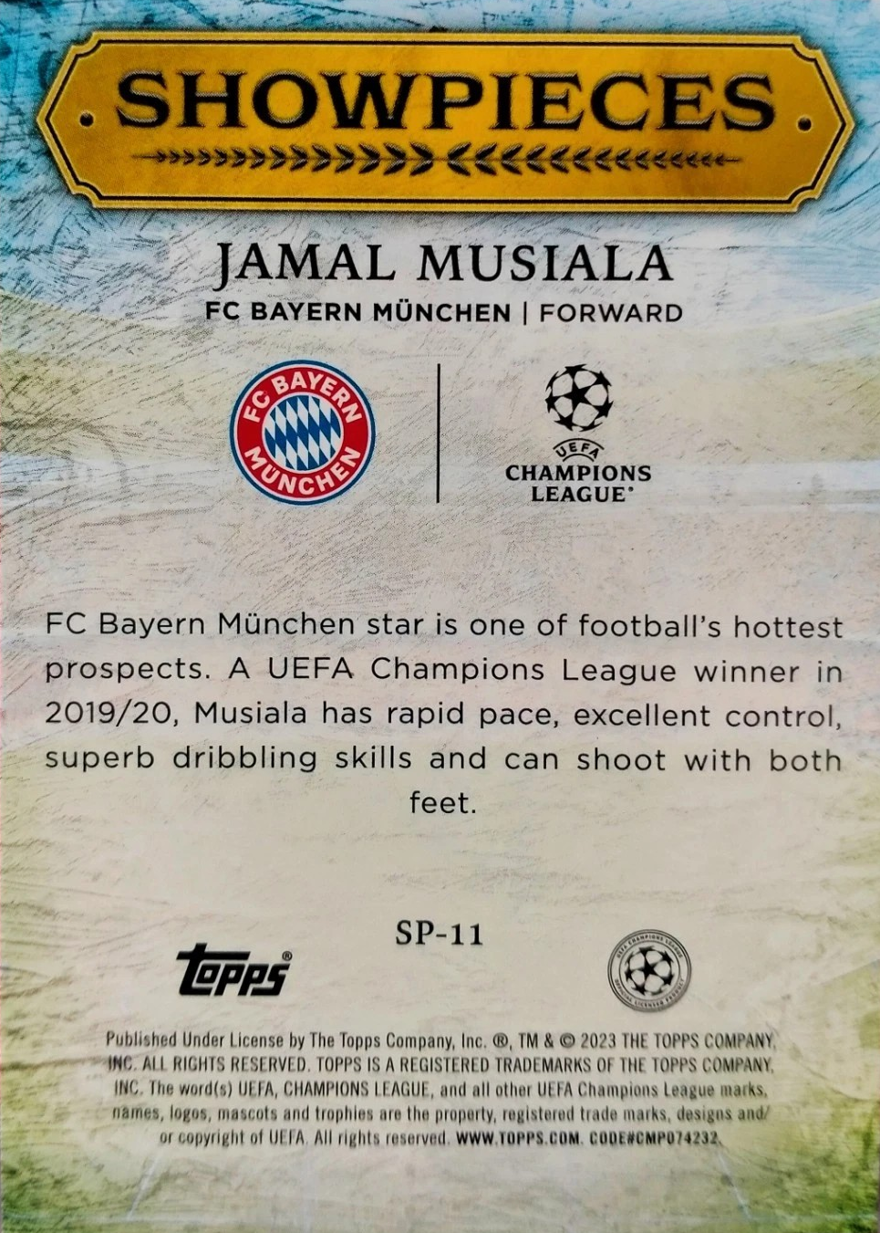 Jamal Musiala - Showpieces - SuperStars UEFA Club Competitions 23/24