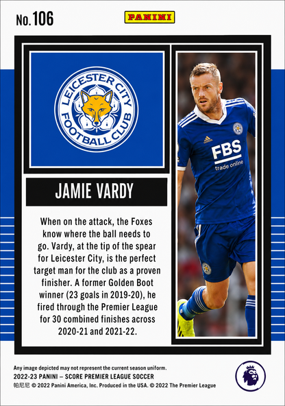 Jamie Vardy - Score Premier League 22/23